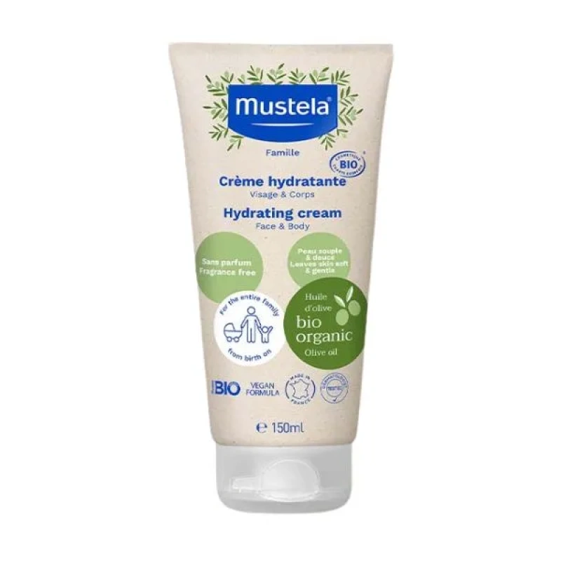 Mustela Bio Hydrating Cream Face & Body, 150ml