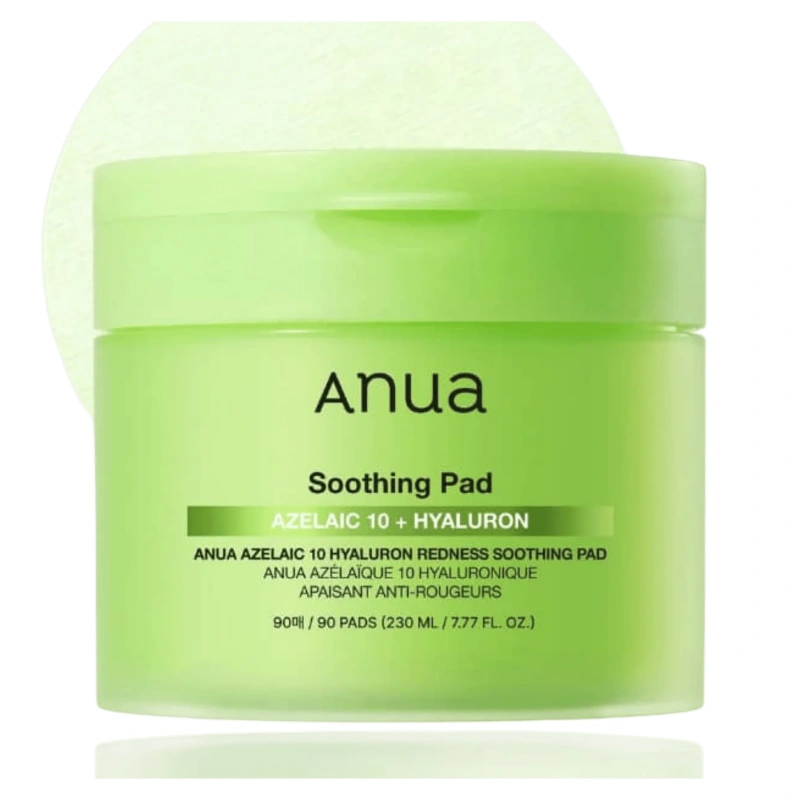 Anua Azelaic 10 Hyaluron Redness Soothing Pad, 90τμχ