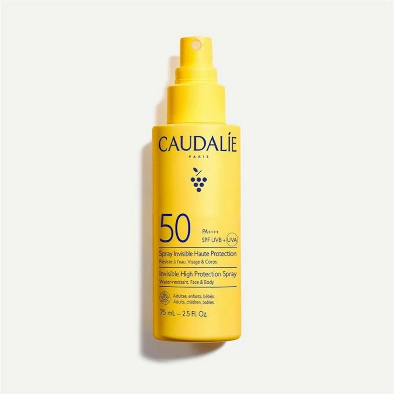 Caudalie Sun Διάφανο Αντηλιακό Σπρέι με SPF50, 75ml