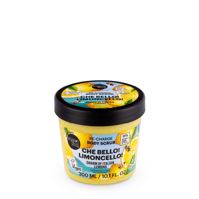 Organic Shop CheBello! Limoncello! ReCharge Body Scrub, 300ml