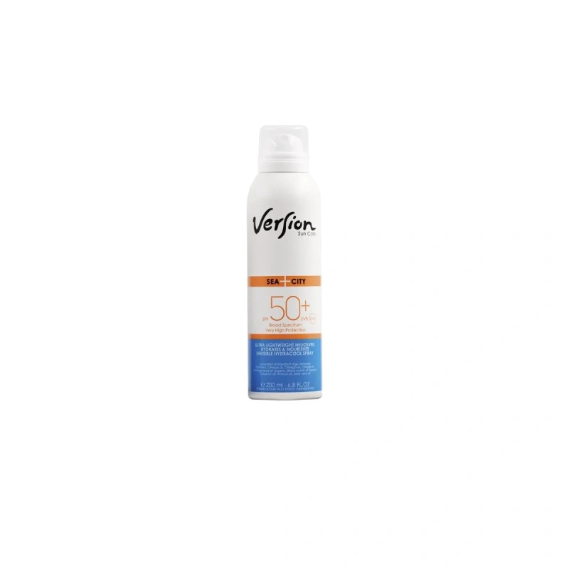 Version Sea+City Spray Αντηλιακό Προσώπου SPF50, 200ml