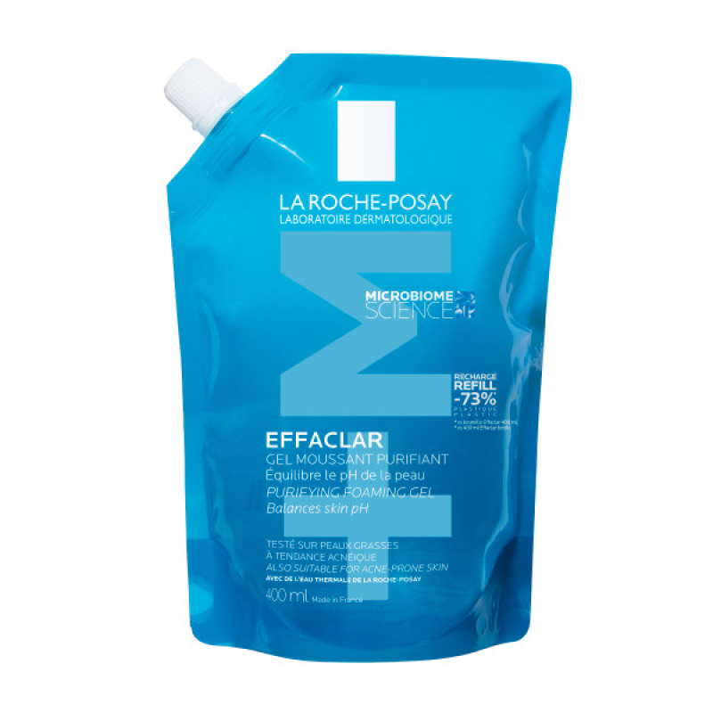 La Roche-Posay Effaclar Cleansing Foaming Gel - Refill, 400ml