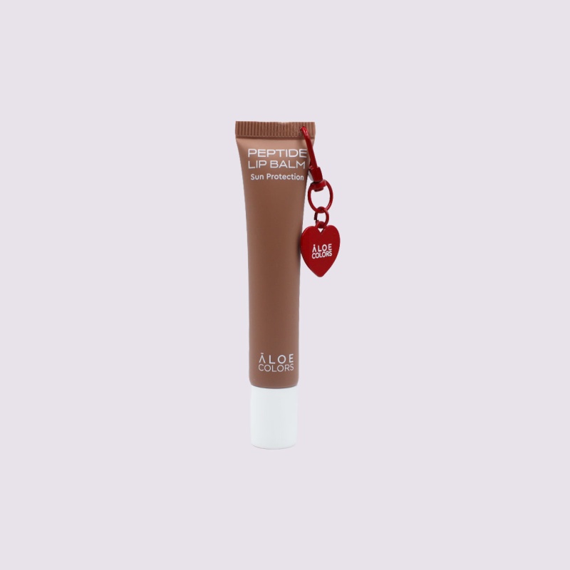 Aloe Colors Peptide Lip Balm με UV Φίλτρα – Chocolate Mousse, 15ml