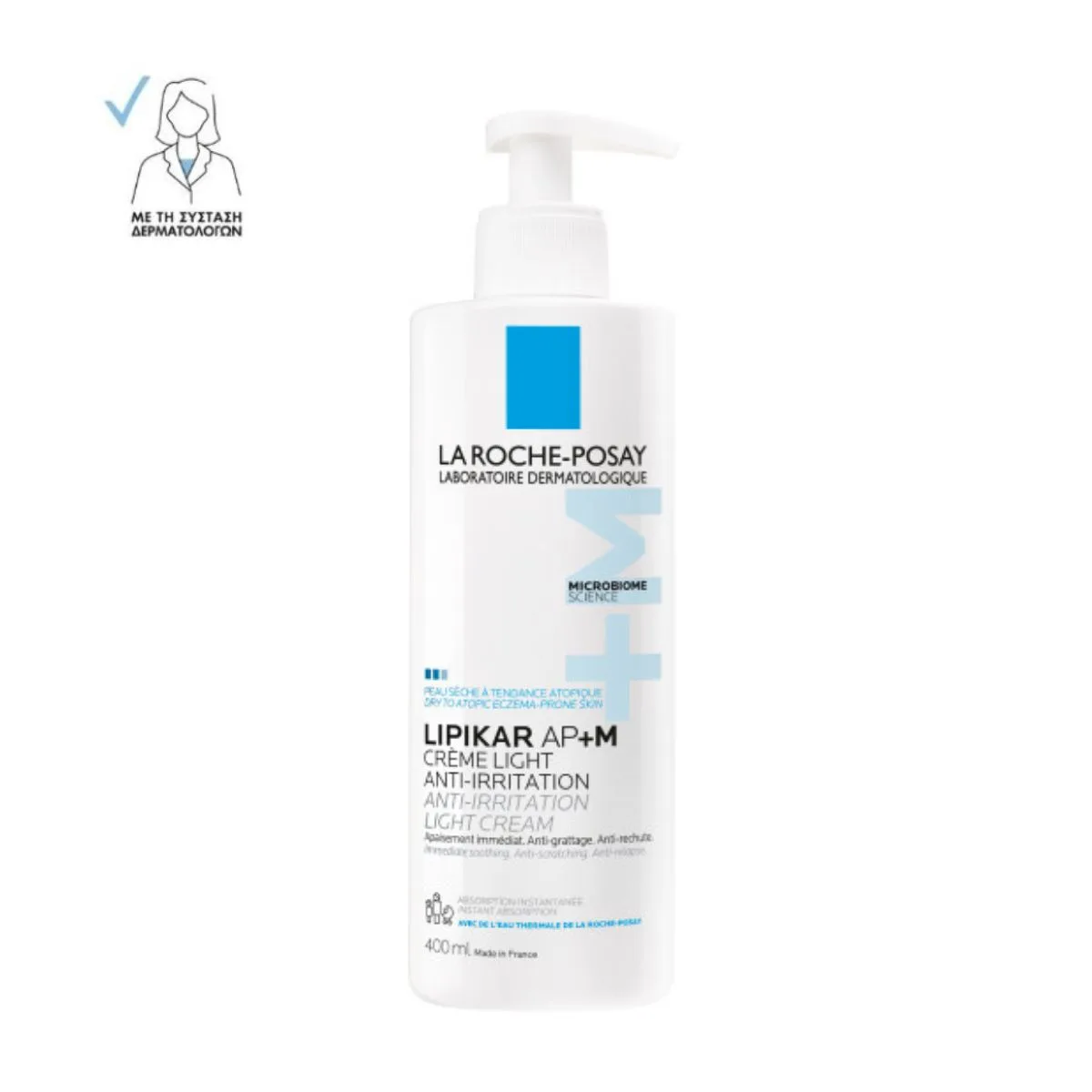 LRP0338 La Roche-Posay Lipikar Lipikar AP + M Light Cream, 400ml - Image 1